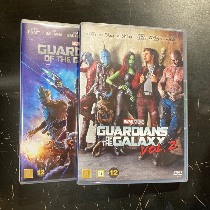 Guardians Of The Galaxy 1-2 2DVD (M-/M-) -seikkailu/sci-fi-